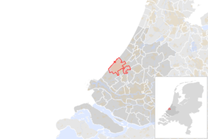 Ligking vaan de gemeinte D'n Haag in Zuid-Holland (sinds 2010)