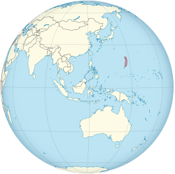 Location o Northren Mariana Islands