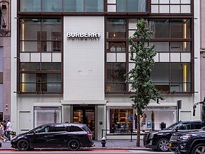 Burberry location on 5th Avenue in Manhattan
