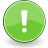 File:Emblem-important-green.svg