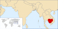 Mapa de Reialme de Cambòtja
