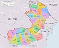 Condados rumanos en 1800