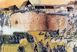 Than Mór: A budai vár visszavétele (1849. május 21.)