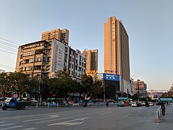 Street view near the center of Yingcheng