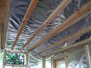 建築材料としての利用。サウナ室の壁材・天井材として。