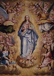 Mária mennybemenetele; 1603–27, 256 × 183 cm, Museo de Bellas Artes de Granada.