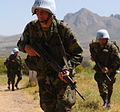 Ecuadorian Army soldiers participate in a UN exercise