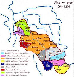 Kekuasaan terluas wilayah Kadipaten selama masa pemerintahan Henry V (jingga)