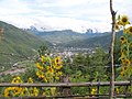 Blick auf die Stadt Thimphu