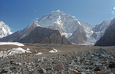 12. Broad Peak, the third-highest mountain of the Karakoram