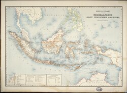 Peta wilayah Hindia Belanda sekitar tahun 1898-1907