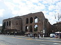 Veduta della basilica di Massenzio da via dei Fori imperiali (312-315?)