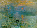 Impression, Sunrise, 1873. This is the painting that gave its name to the style and artistic movement. Musée Marmottan Monet, Paris
