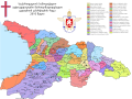 موقعیت جغرافیایی کلیساهای ارتدکس گرجی