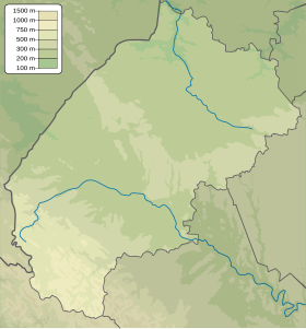 Voir sur la carte topographique de l'oblast de Lviv