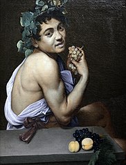 Nuori sairas Bacchus, 1593–1594. Caravaggion omakuva Bacchuksena