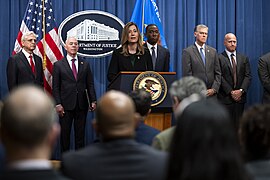 United States Attorney General Merrick Garland speaks during a fentanyl Press Conference at the Department of Justice on October 3, 2023 19.jpg