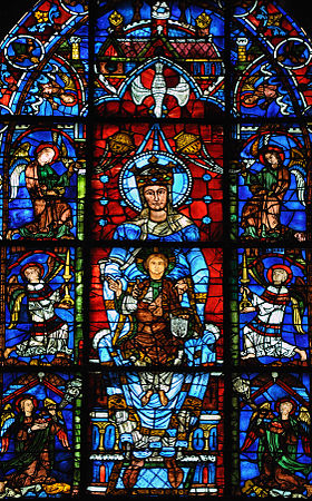 детайл от Notre-Dame de la Belle-Verrière