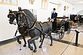 Carriage exhibition in the Royal Stables.