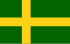 Vlajka Ölandu (švédský ostrov, neoficiální)