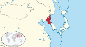 Põhja-Korea asendikaart