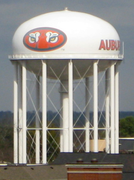 Auburn Tigers-themed tower in Auburn, Alabama, United States