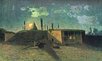 نقاشی خانه ای که آبوویان در آن به دنیا آمد اثر گوروگ باشینجاقیان ‏ ۱۸۸۴