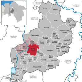 Kaart van Eydelstedt