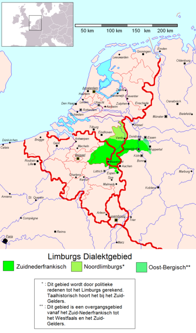 In dit gebied weurt Limburgs gesjproke
