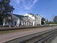 Вокзал станції Ліозна (біл. Лёзна)