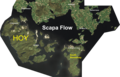 Затока Скапа-Флоу, фотографія з повітря
