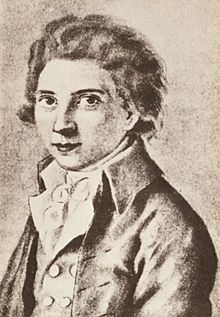 Шлегел като млад, 1790 г.