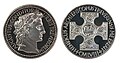 17. 1958-as ezüstérem a trieri piactéri kereszt 1000. évfordulójára (Németország) (javítás)/(csere)