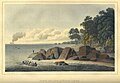 Pulau Pongok menjadi latar karamnya Kapal HMS Alceste (1806)