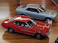 1971 Red GT Toyota Celica, a show winner at the Australian Motorclassica Concours d’elegance[17]