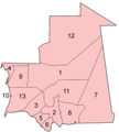Régions de Mauritanie (Regions of Mauritania)