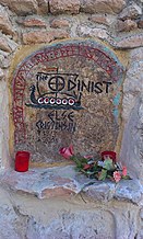 Runen der älteren Runenreihe, Gedenkstätte Else Christensen, neuheidnischer Tempel, Navas de Jorquera, Spanien - 2014