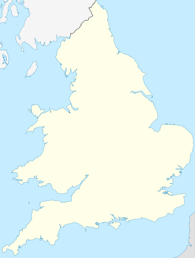 Mapa konturowa Anglii i Walii