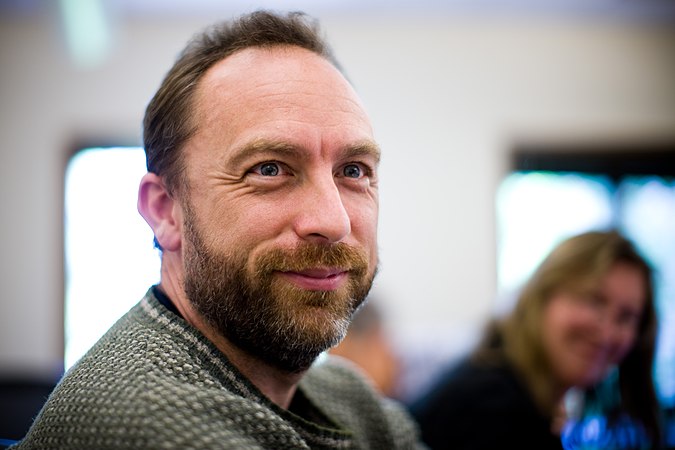 Jimmy Wales, founder of Wikipedia.