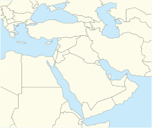 جنگ چالدران در خاورمیانه واقع شده