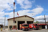 Fire station.
