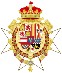 Coat of arms as Infante of Spain[6]