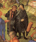 Автопортрет, 1508 (фрагмент картини «Мучеництво десяти тисяч християн»)