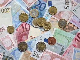 Euromunten en -bankbiljetten.