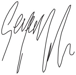 George Michaels signatur