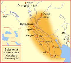 قلمرو بابل در زمان حکومت کاسیان، سده ۱۳ پ. م