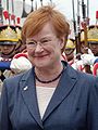 English: Tarja Halonen, President of Finland. Русский: Тарья Халонен, президент Финляндии.