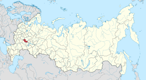 Республика Мордовия на карте