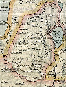 Principato di Galilea - Localizzazione