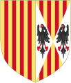 Armes de dignitat territorial Joan II d'Aragó com a rei d'Aragó i Sicília